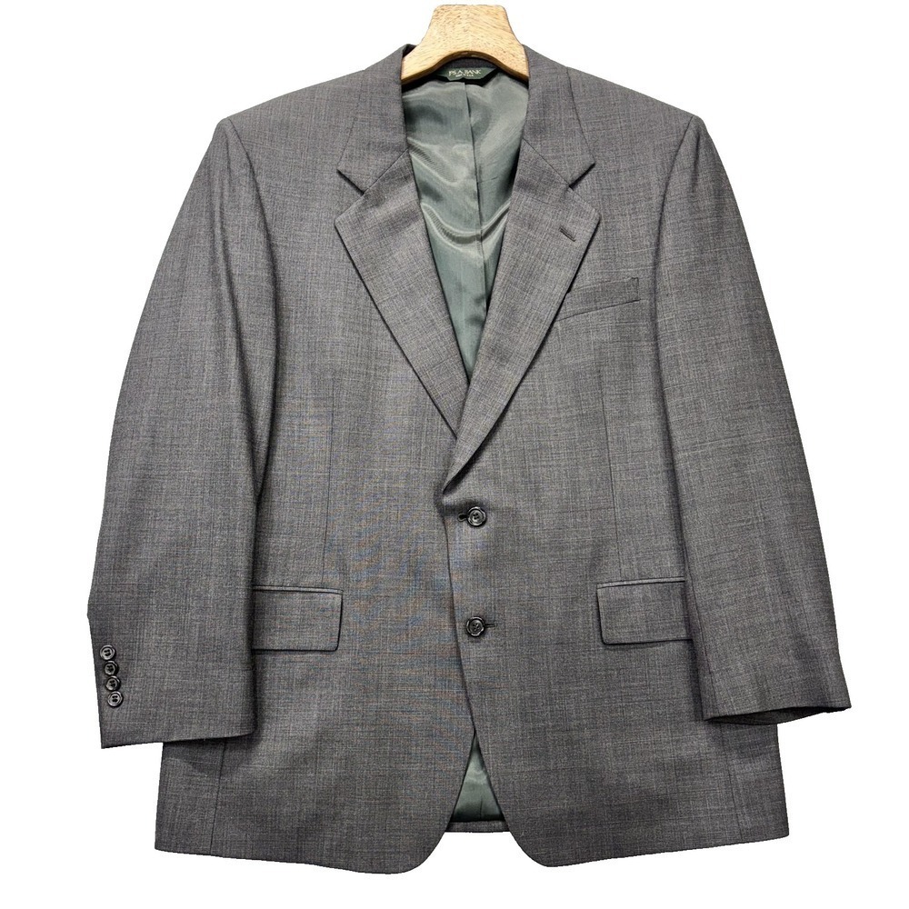 Jos A Bank Blazer Mens 43 Regular Wool Traveler's Collection Gordon USA Jacket